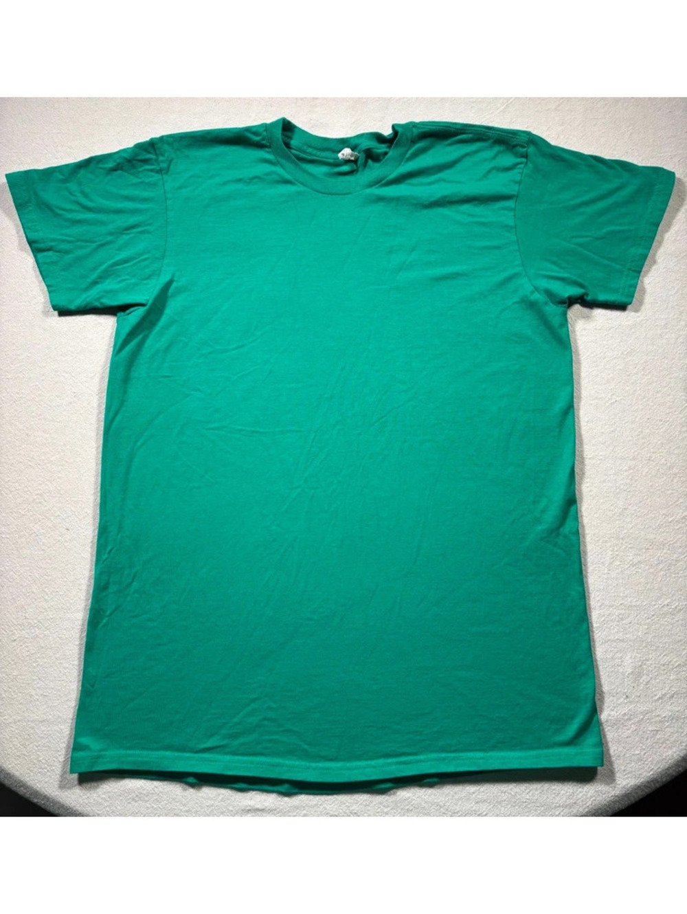 Vintage Hanes Solid Blank Green T-Shirt L Shirt